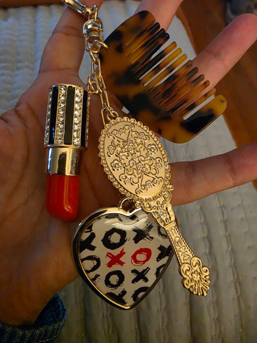 Y2K Style Multi-Charm Handbag Keychain & Accessory - Picture 3 of 3